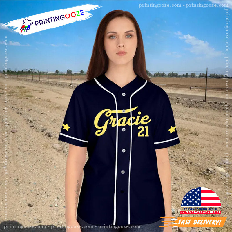 The Secret Of Us Gracie Abrams Concert Tour Baseball Jersey