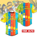 The Simpsons American Sitcom Personalized Baseball Jersey