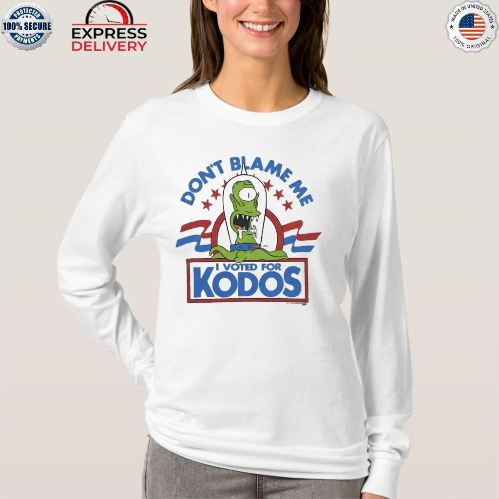 The Simpsons Don’t Blame Me I Voted For Kodos Shirt