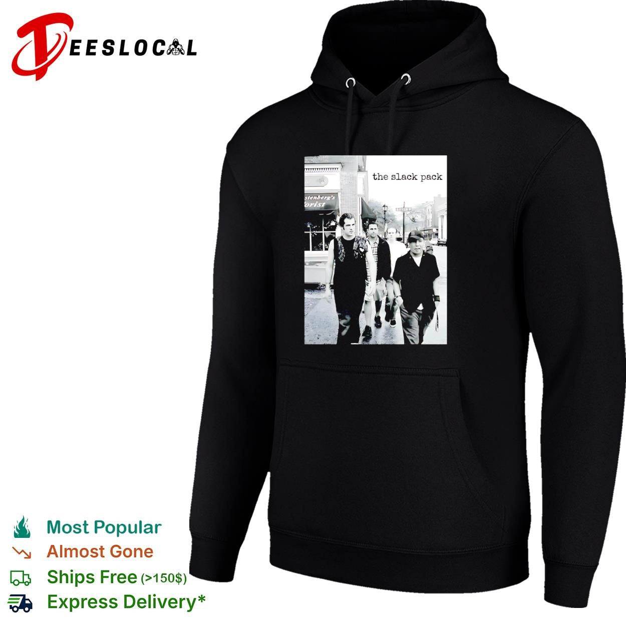 The Slack Pack vintage indie rock band walking photo shirt