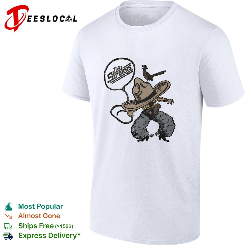 The Strokes cowboy bird poster shirt
