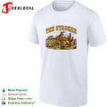 The Strokes cowboy riding cheetah desert poster shirt
