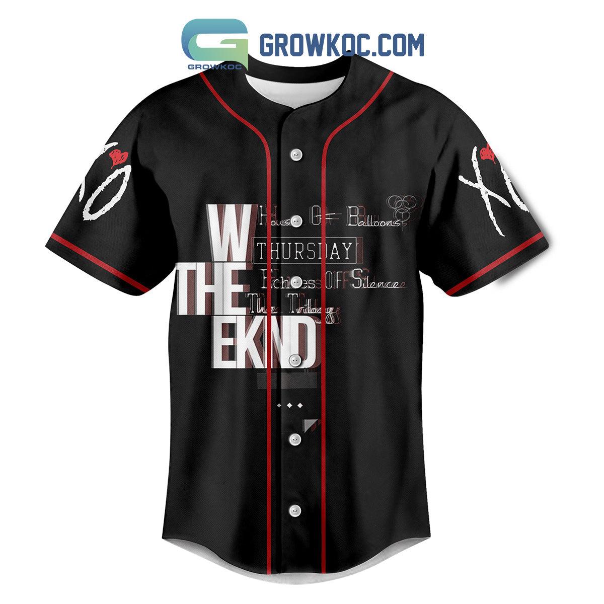 The Weeknd Dawn FM House Of The Balloons Baseball Jersey