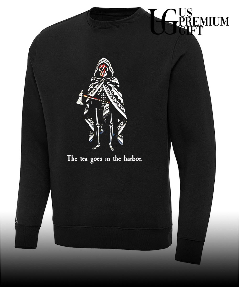 The tea goes in the harbor shirt