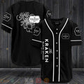 FASHION The Kraken Dark Spiced Baseball Jerseys Botton Shirt