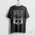 Theres A Skelly In My Belly Heart Hands Skeleton T-Shirts, Hoodie, Sweatshirt | InkRitualCo.com