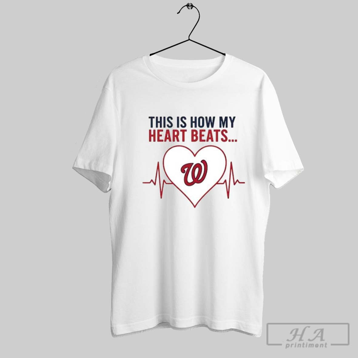 This Is How My Heart Beats Washington Nationals T-Shirts, Hoodie, Sweatshirt | InkRitualCo.com