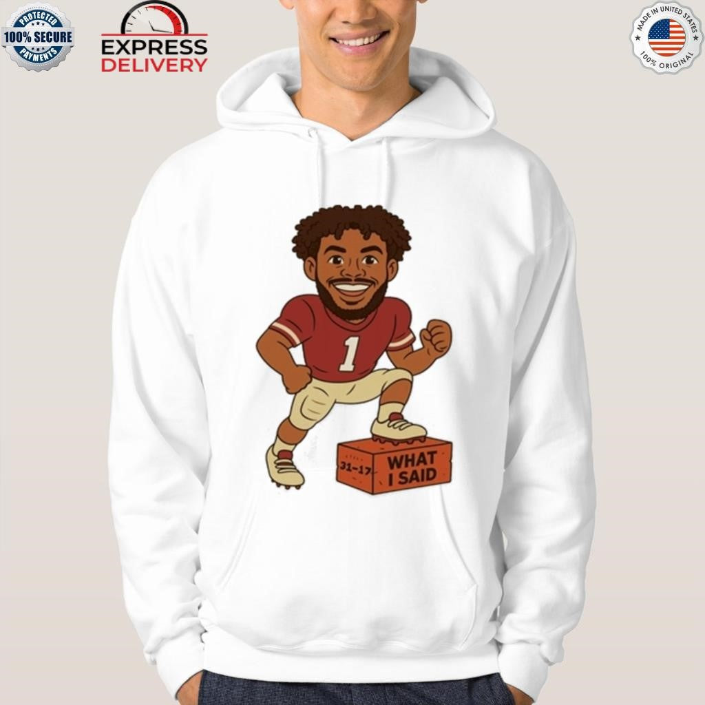 Thomas Castellanos Fsu Florida State Football What I Said Shirt