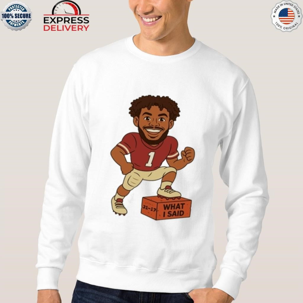 Thomas Castellanos Fsu Florida State Football What I Said Shirt