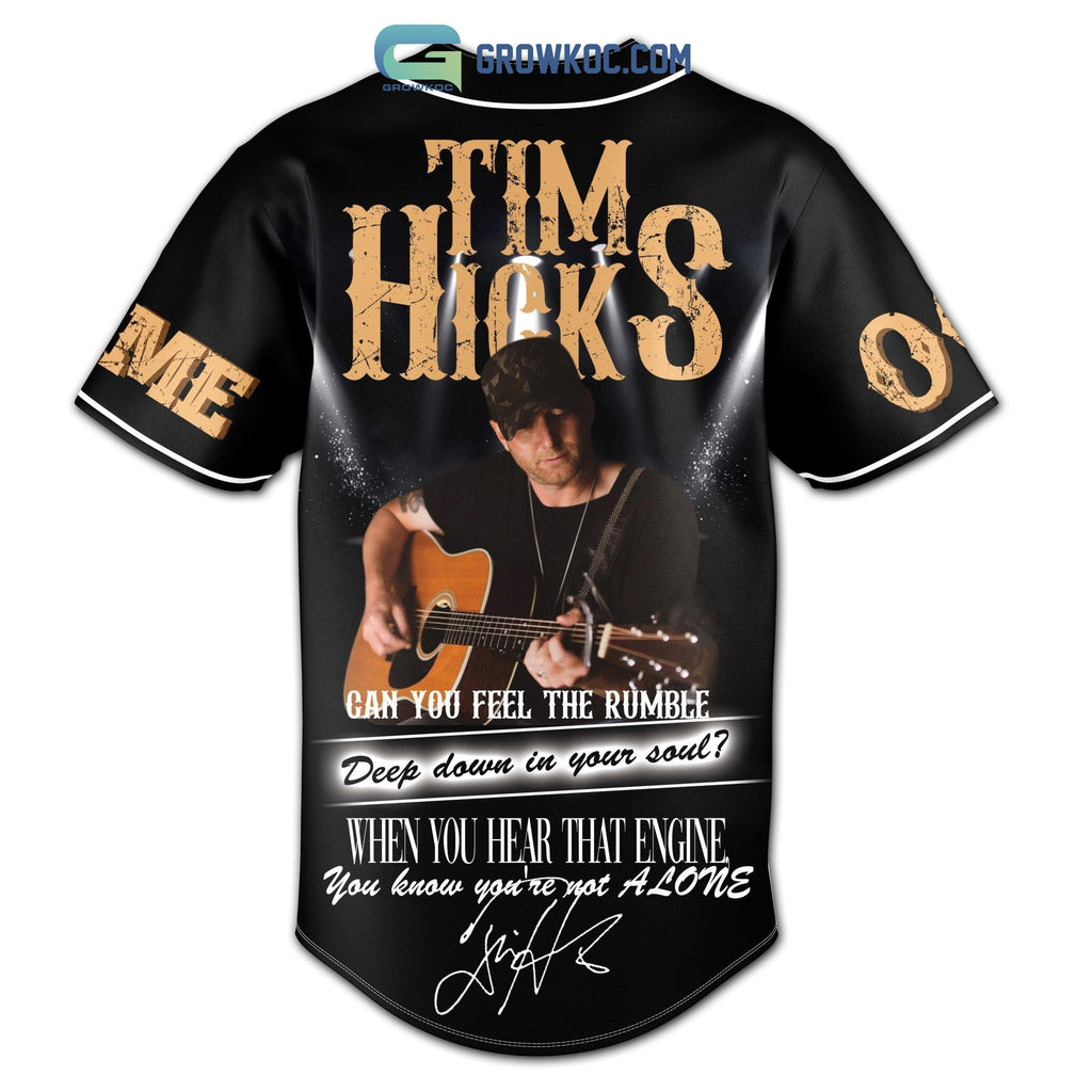 Tim Hicks Country Night Personalized Baseball Jersey