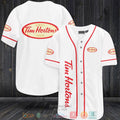 Tim Hortons white Baseball shirt