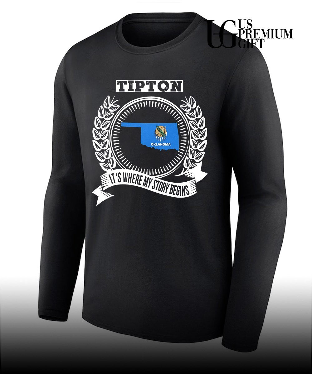Tipton It’s Where My Story Begins Oklahoma shirt