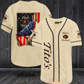 FASHION Titos Handmade American Flag Baseball Jerseys Botton Shirt
