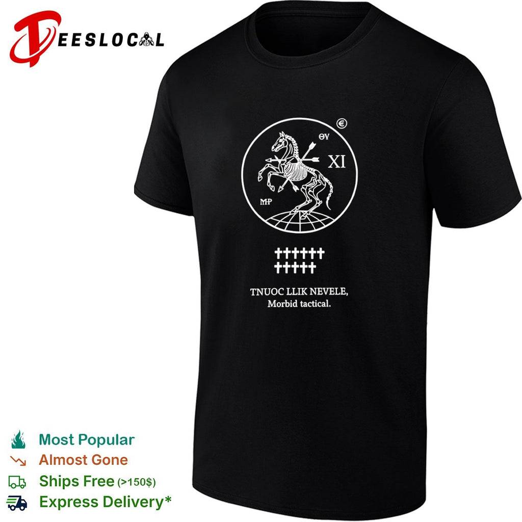 Tnuoc Llik Nevele Morbid Tactical Skeletal Horse XI Shirt