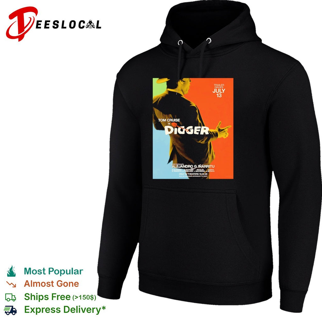 Tom Cruise Digger pointing finger movie poster shirt