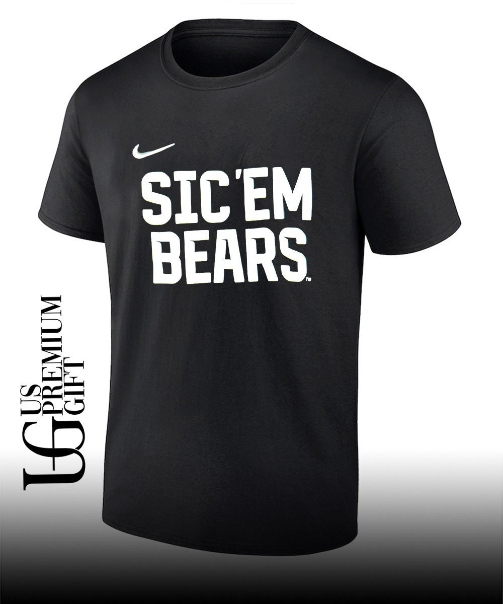 Tony Greene wearing Sic ‘Em Bears shirt