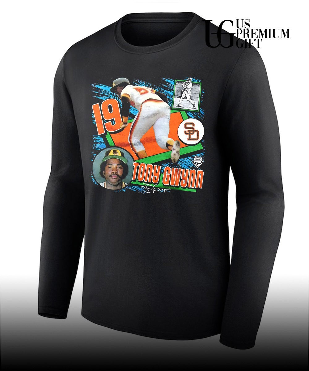 Tony Gwynn San Diego Padres Baseball 19 Topps 75 Major League shirt