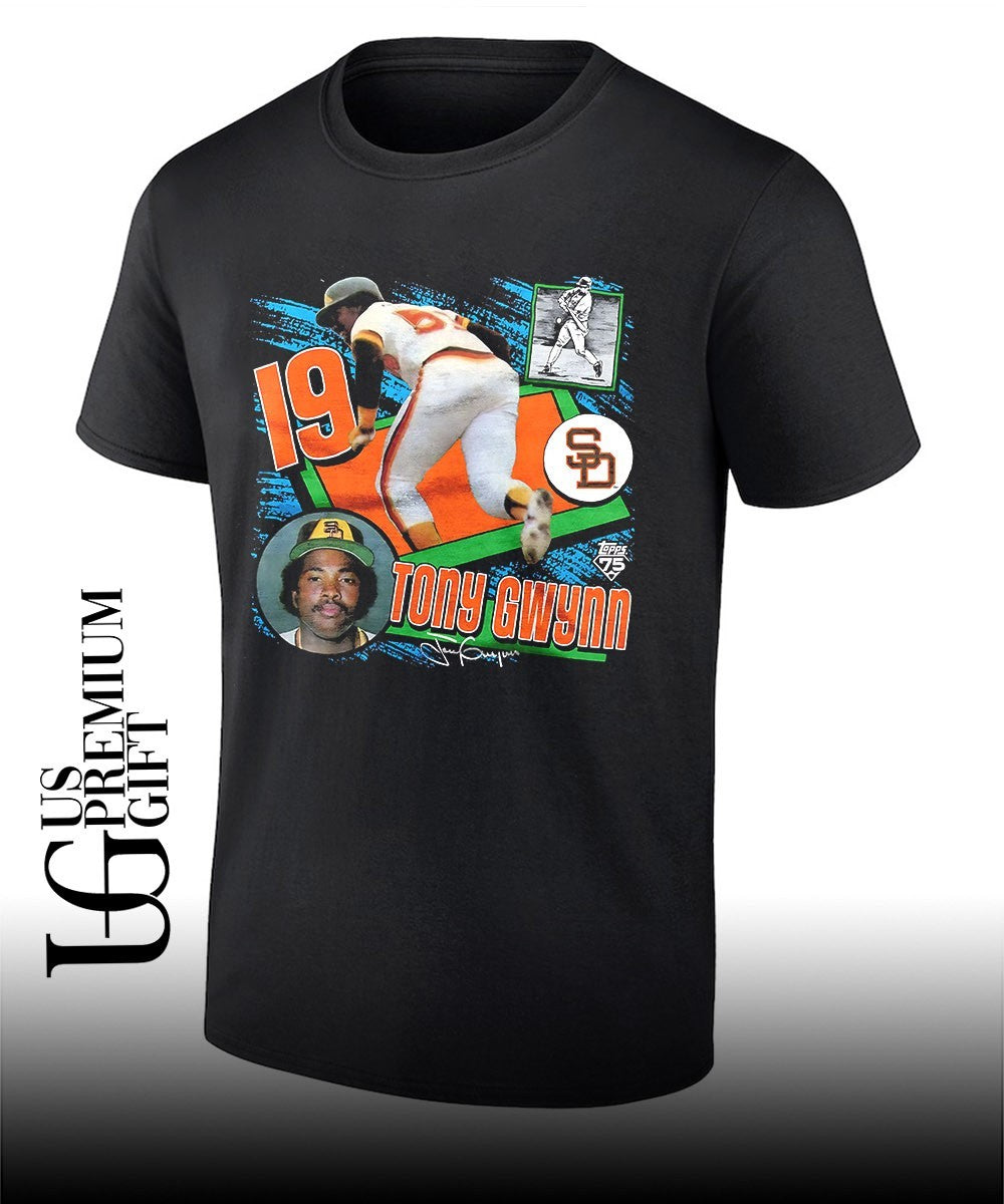 Tony Gwynn San Diego Padres Baseball 19 Topps 75 Major League shirt
