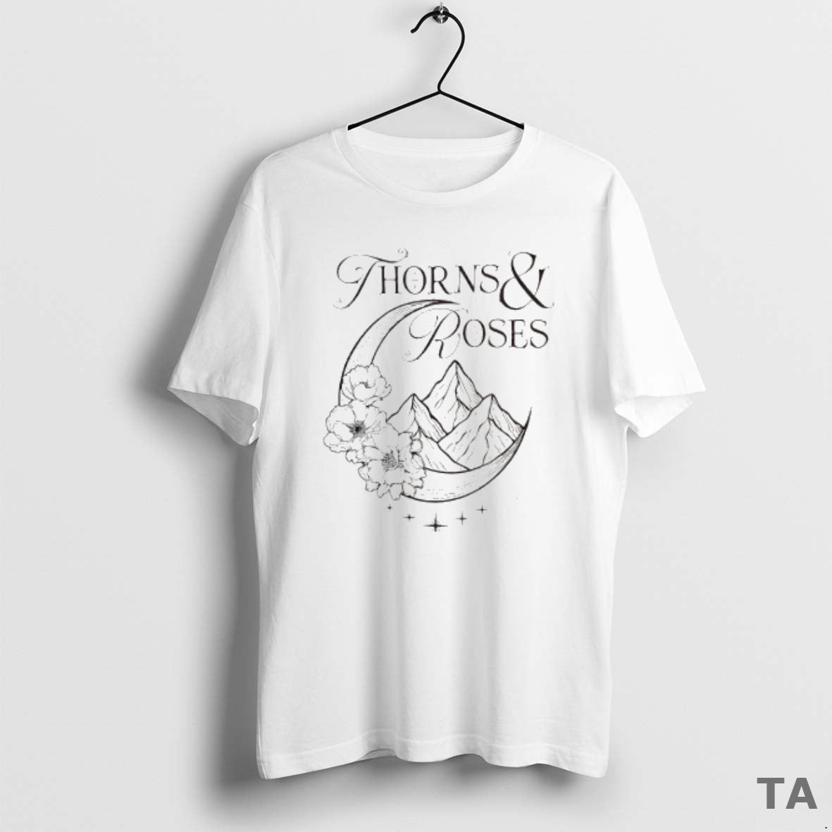 Top A Court Of Thorns And Roses Mountain Flower T Shirt Sweater Hoodie, Sweatshirt | InkRitualCo.com