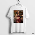 Top Angelina Jolie Wishes All Happy Christmas Circle T Shirt Sweater Hoodie, Sweatshirt | InkRitualCo.com