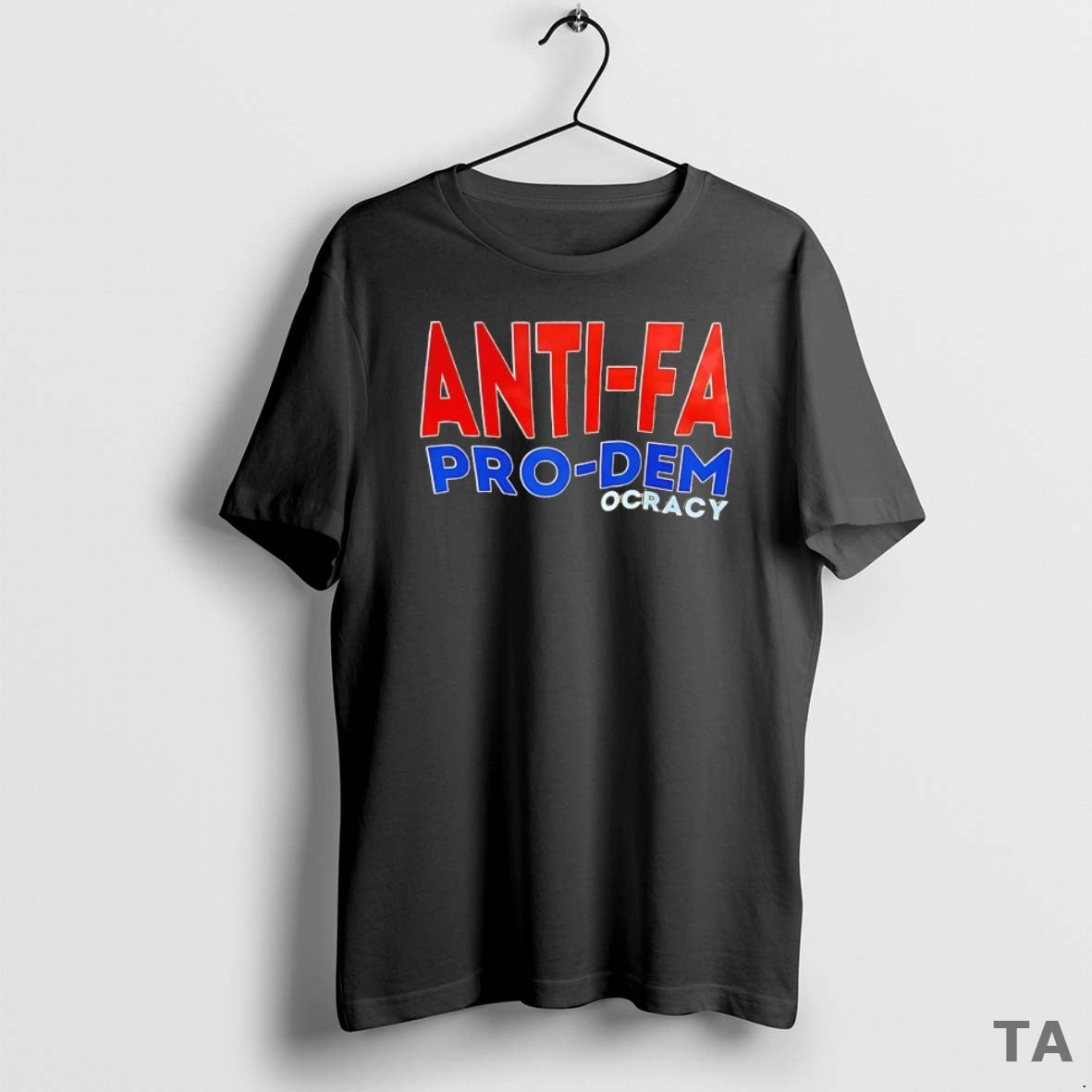 Top Anti Fa Pro Democracy T Shirt Sweater Hoodie, Sweatshirt | InkRitualCo.com