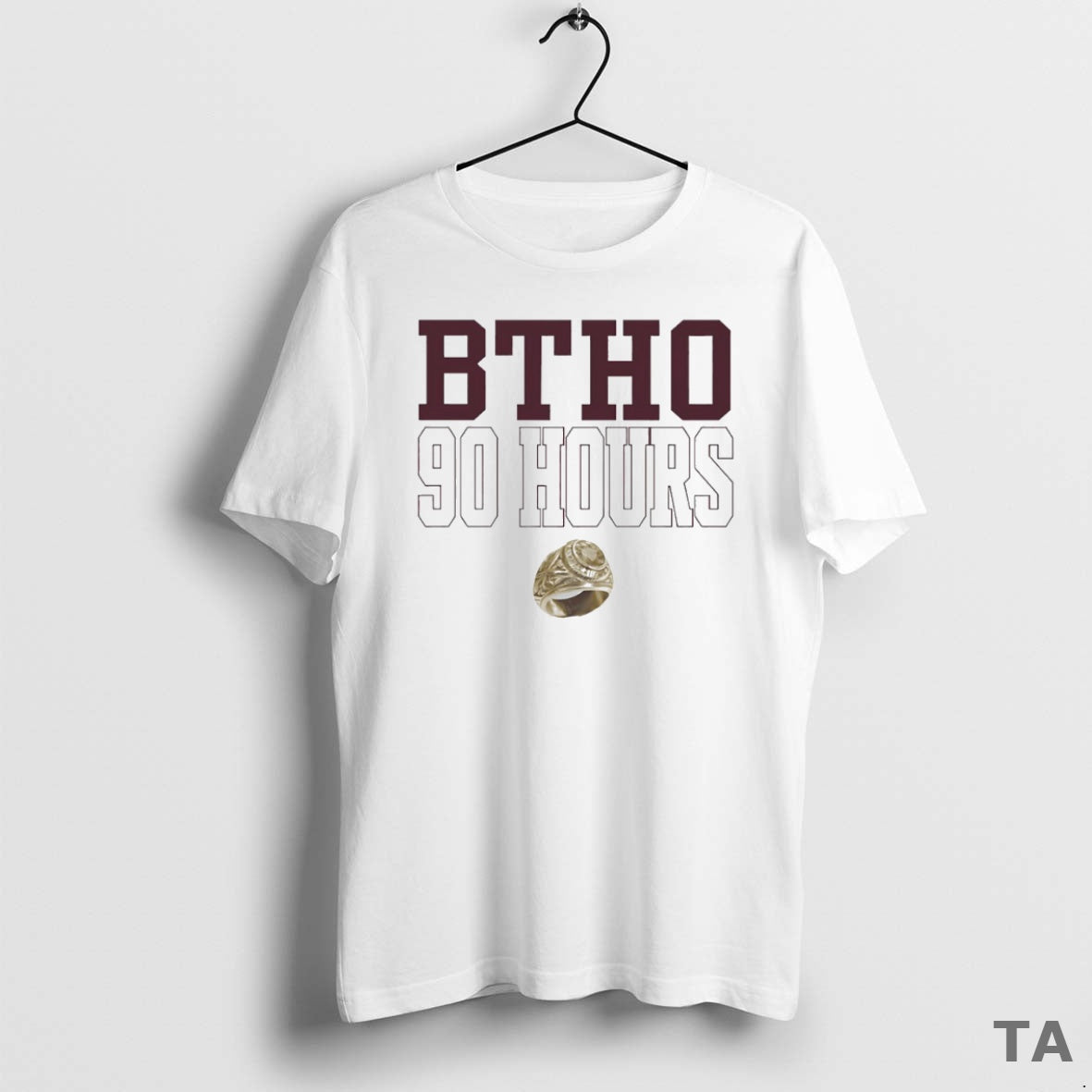 Top Btho 90 Hours Ring Texas A And M Aggies Circle T Shirt Sweater Hoodie, Sweatshirt | InkRitualCo.com