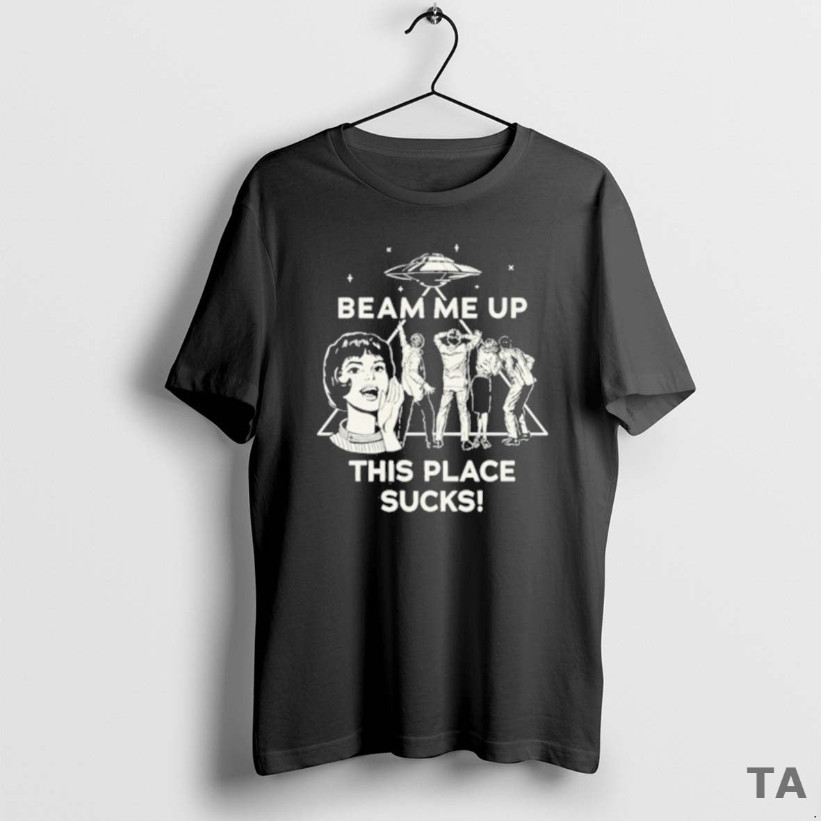 Top Beam Me Up This Place Sucks T Shirt Sweater Hoodie, Sweatshirt | InkRitualCo.com