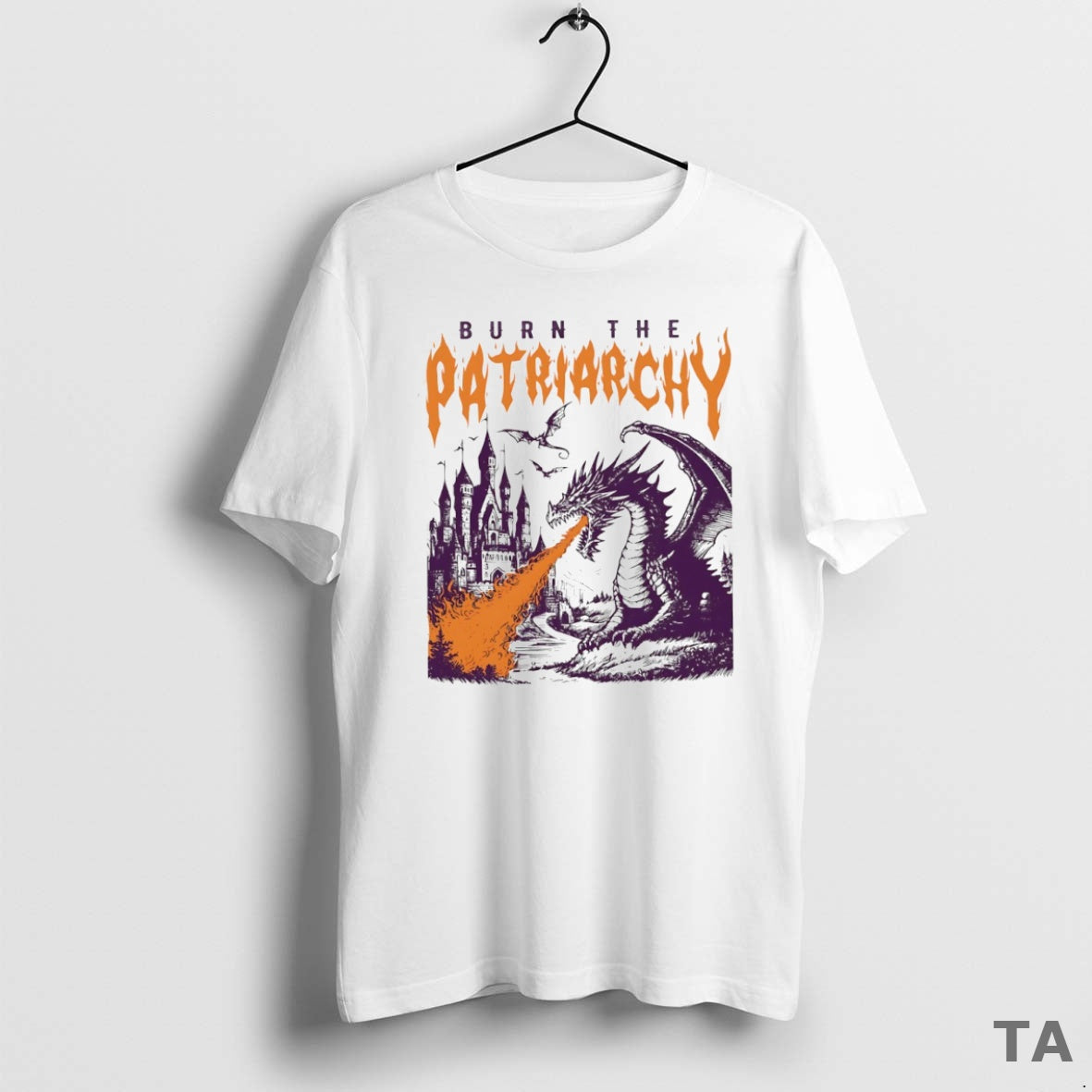 Top Burn The Patriarchy Dragon Circle T Shirt Sweater Hoodie, Sweatshirt | InkRitualCo.com