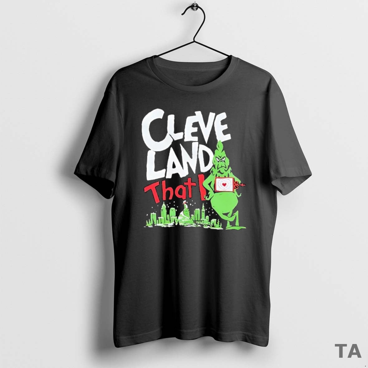 Top Cleveland That I Grinch T Shirt Sweater Hoodie, Sweatshirt | InkRitualCo.com