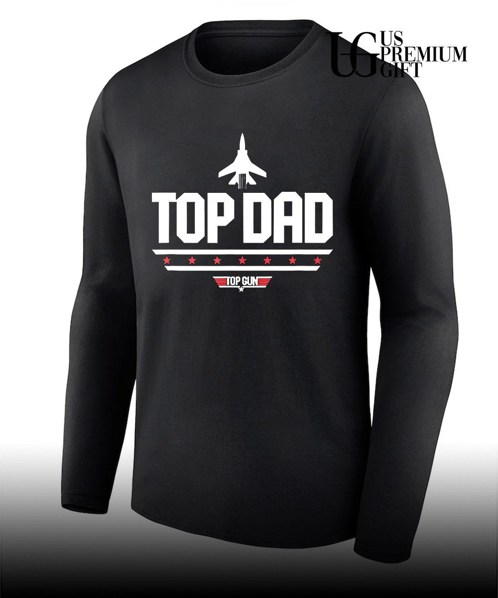 Dad Top Gun logo shirt