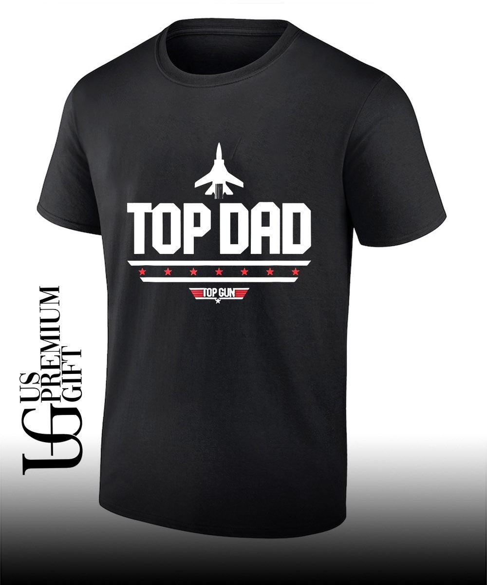 Dad Top Gun logo shirt