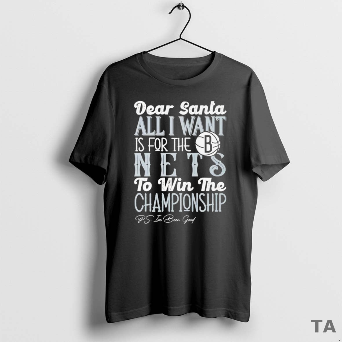 Top Dear Santa All I Want Is For The Brooklyn Nets To Win The Championship T-Shirts, Hoodie, Sweatshirt | InkRitualCo.com