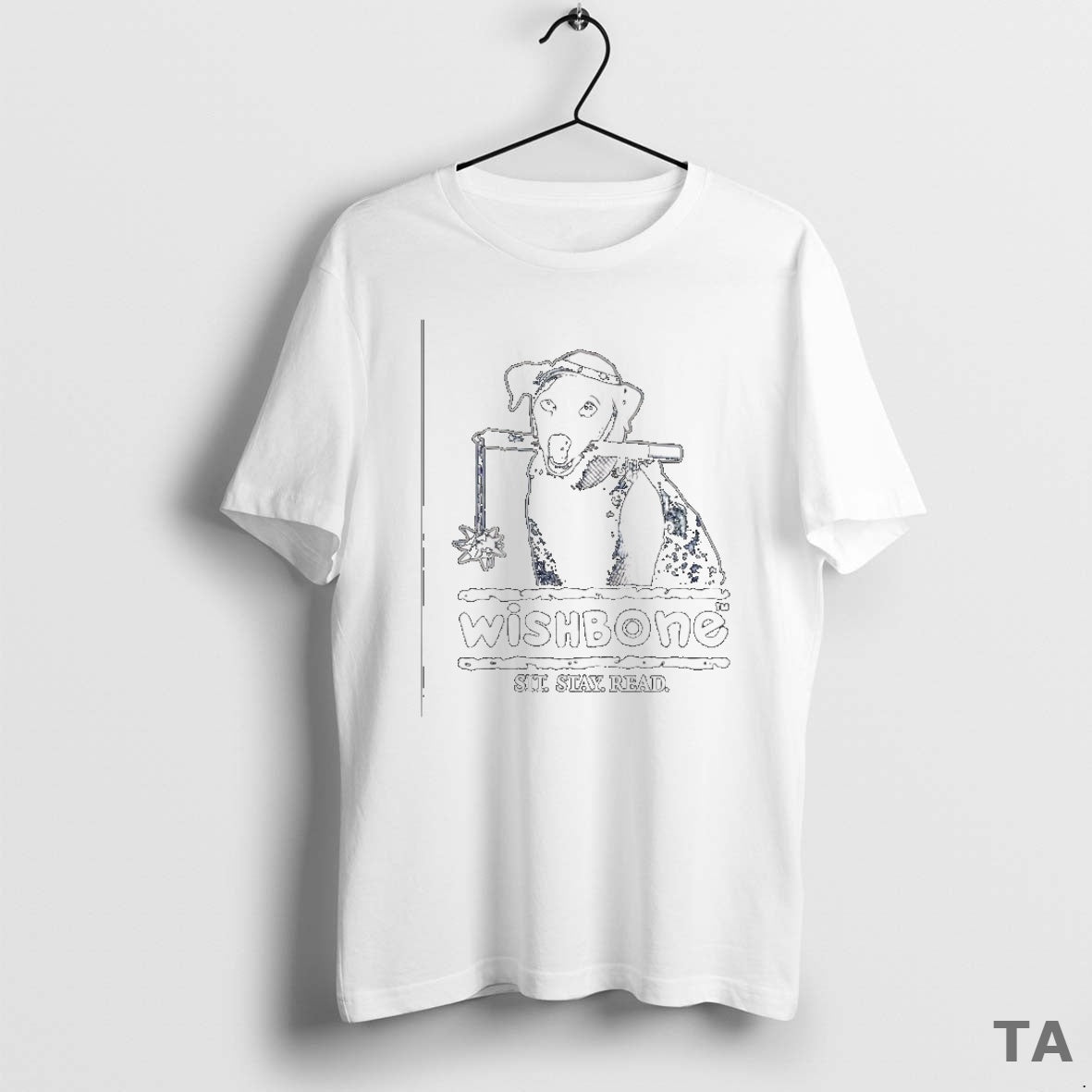 Top Dog Wishbone Sit Stay Read T Shirt Sweater Hoodie, Sweatshirt | InkRitualCo.com