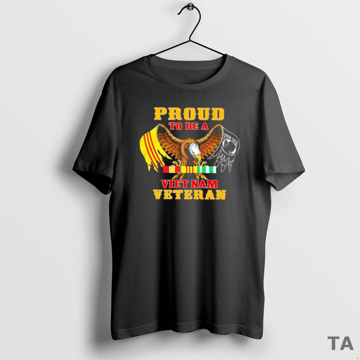 Top Eagle Proud To Be A Vietnam Veteran T Shirt Sweater Hoodie, Sweatshirt | InkRitualCo.com