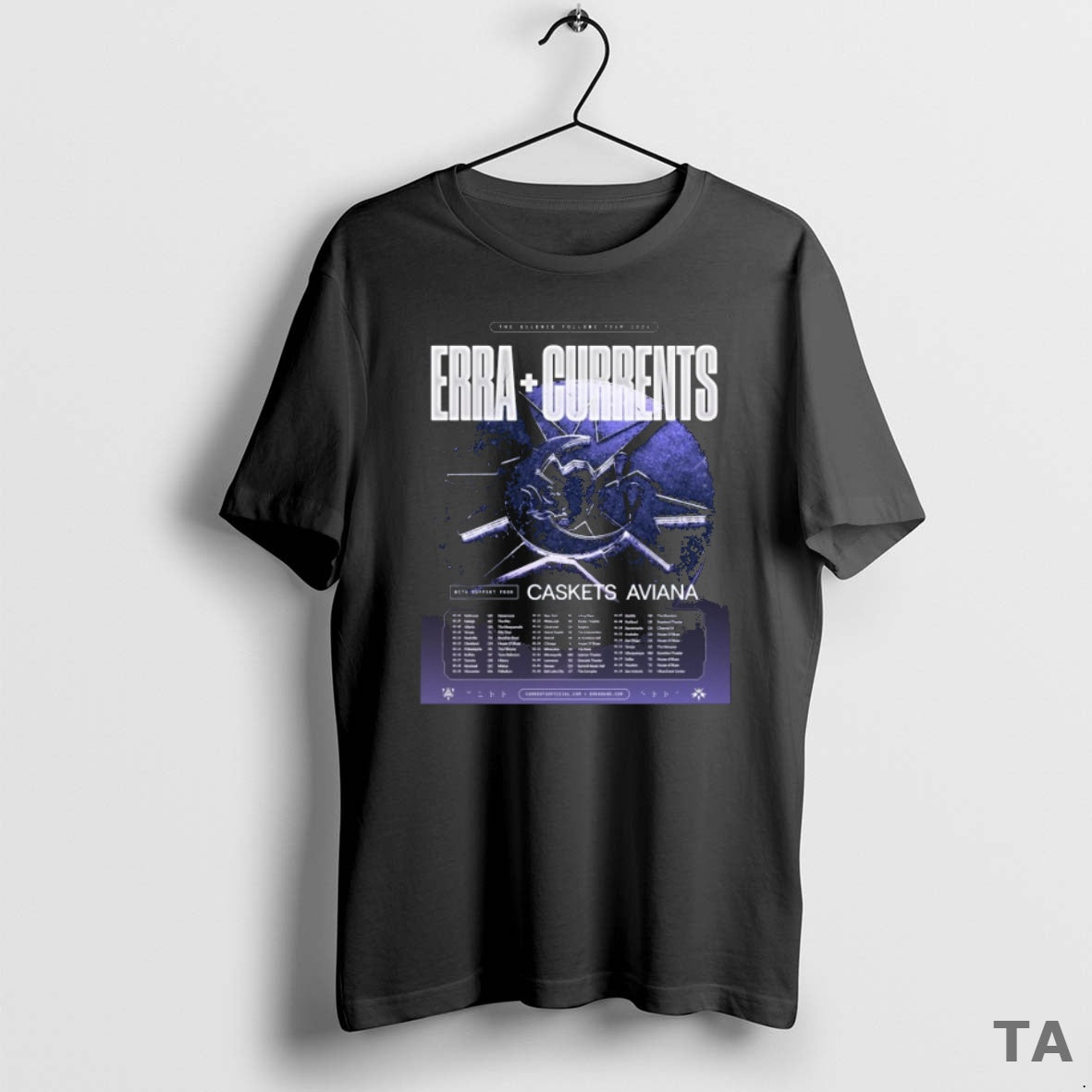 Top Erra Band And Currents The Silence Follows Tour 2026 Dates T Shirt Sweater Hoodie, Sweatshirt | InkRitualCo.com