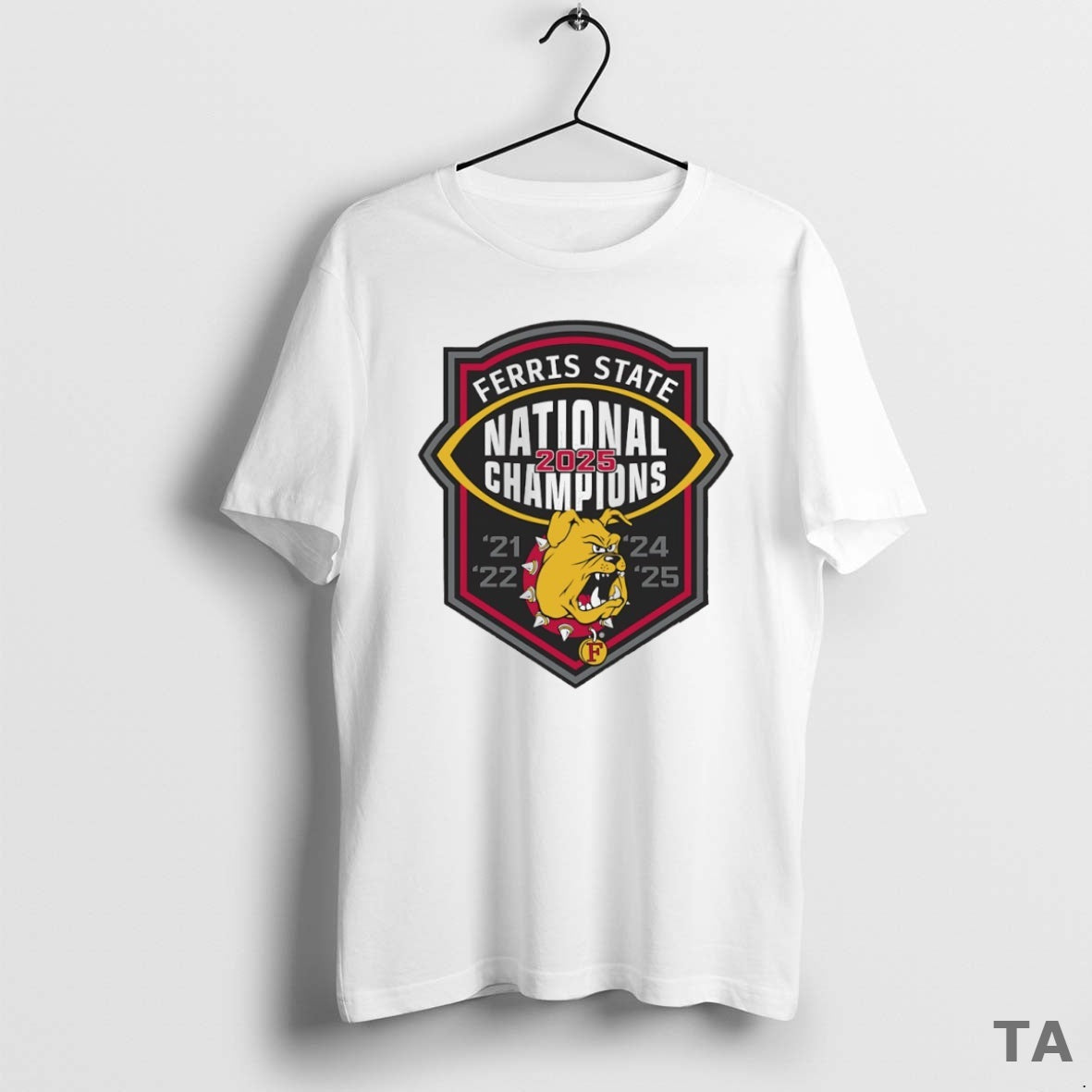 Top Ferris State Bulldogs 2025 National Champions Logo Circle T Shirt Sweater Hoodie, Sweatshirt | InkRitualCo.com