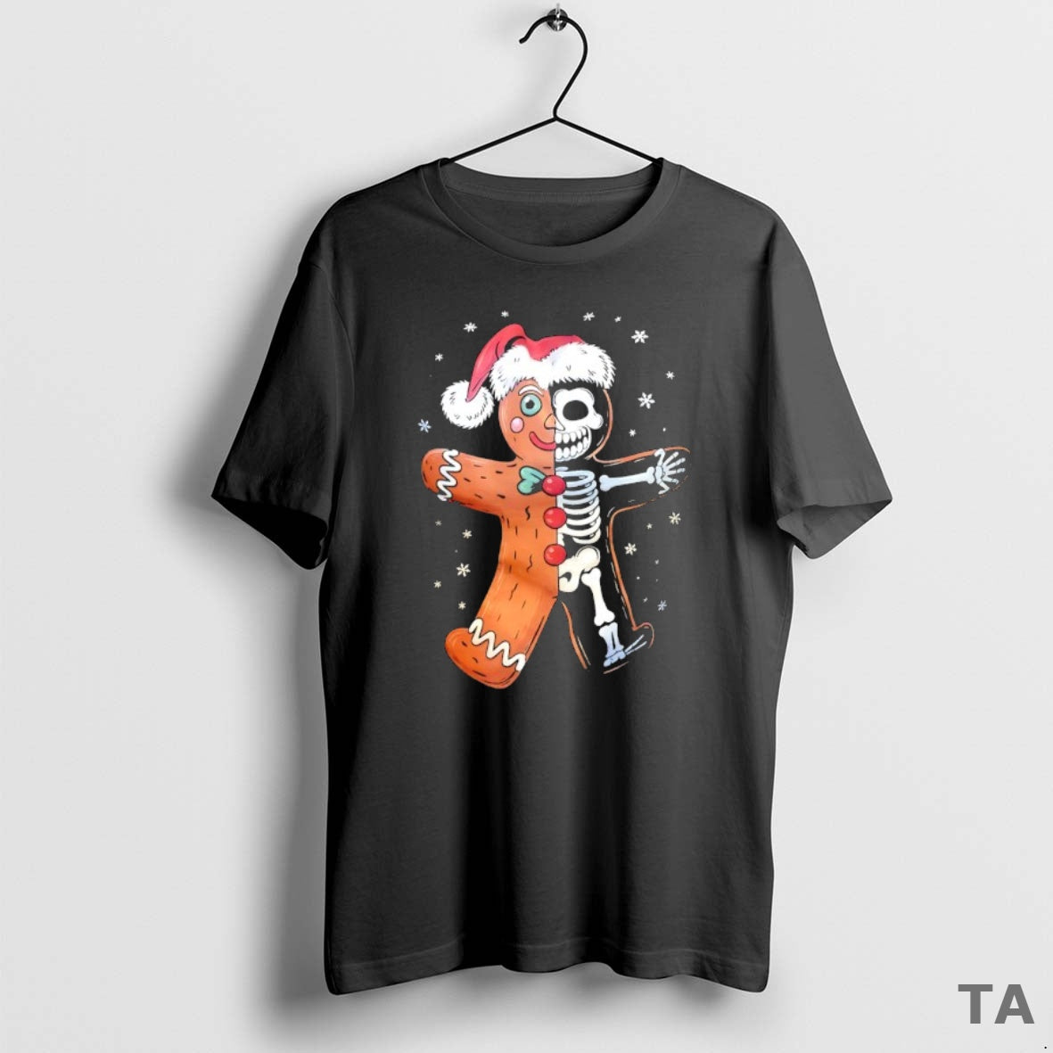 Top Gingerbread Skeleton Christmas T Shirt Sweater Hoodie, Sweatshirt | InkRitualCo.com