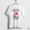 Top Gnome I Smile Because Youre My Daughter In Law Circle T Shirt Sweater Hoodie, Sweatshirt | InkRitualCo.com