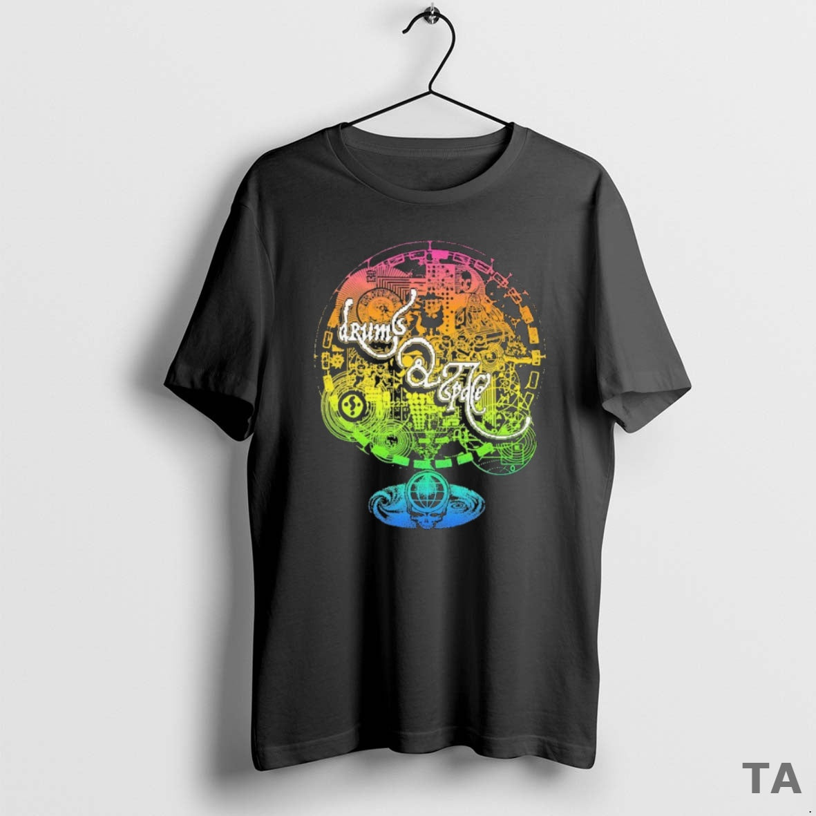 Top Grateful Dead Drums Space Rainbow Gradient T Shirt Sweater Hoodie, Sweatshirt | InkRitualCo.com