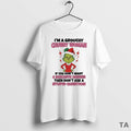 Top Grinch Im A Grouchy Chubby Woman Circle T Shirt Sweater Hoodie, Sweatshirt | InkRitualCo.com