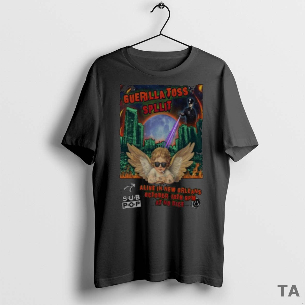 Top Guerilla Toss Split Alive In New Orleans Louisiana October 10th At No Dice 2025 T-Shirts, Hoodie, Sweatshirt