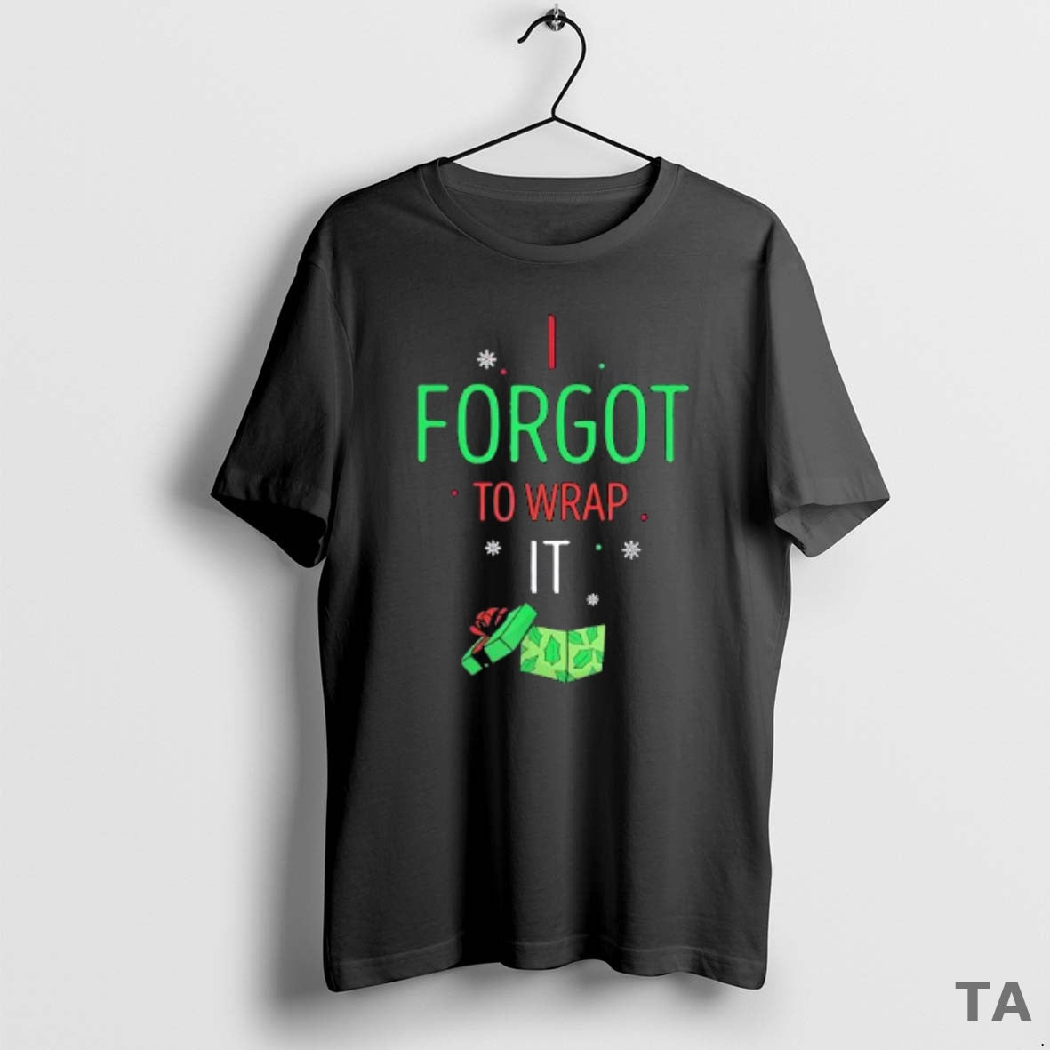 Top I Forgot To Wrap It Moment Christmas Gift Box T Shirt Sweater Hoodie, Sweatshirt | InkRitualCo.com