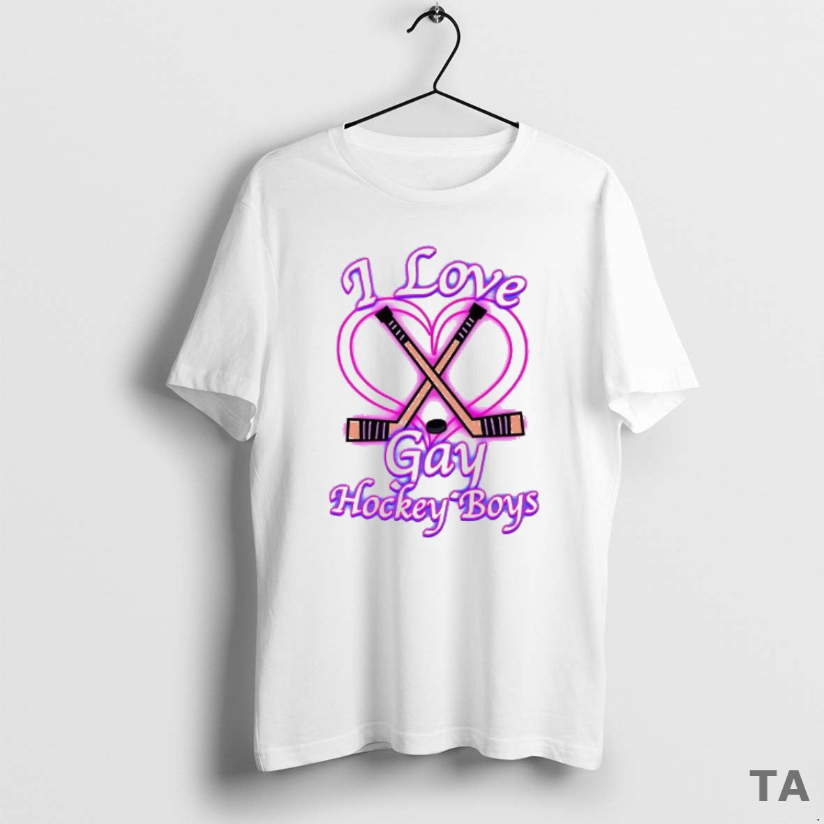 Top I Love Gay Hockey Boys Heated Rivalry Romantic T Shirt Sweater Hoodie, Sweatshirt | InkRitualCo.com