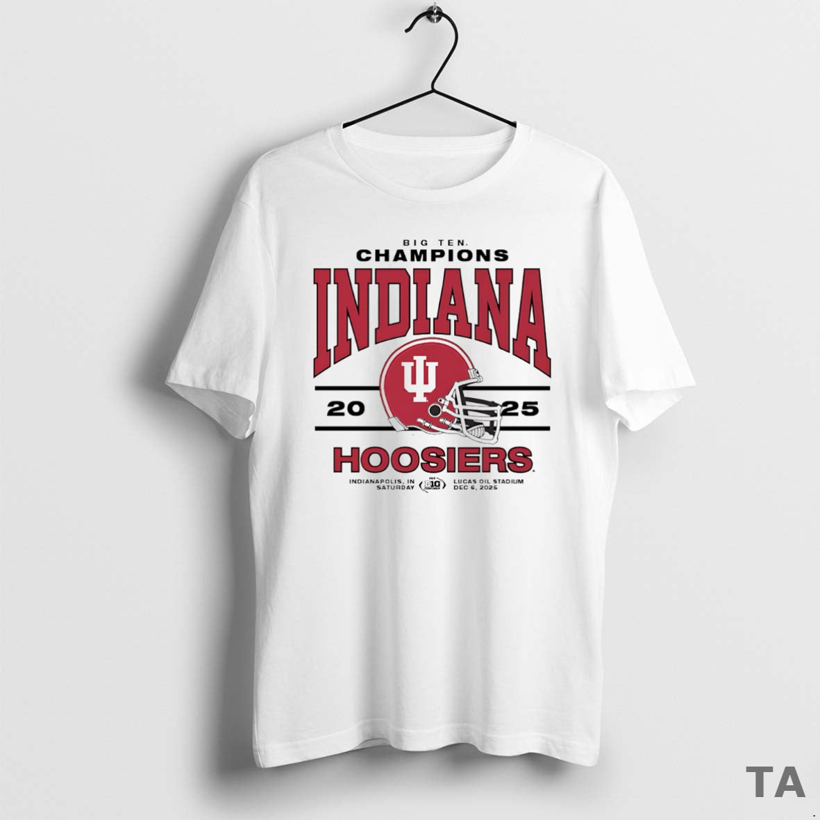 Top Indiana 2025 Big Ten Champs T Shirt Sweater Hoodie, Sweatshirt | InkRitualCo.com