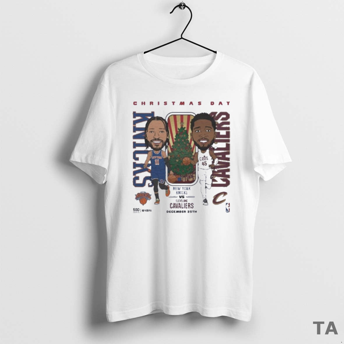 Top Jalen Brunson Vs Donovan Mitchell 2025 Nba Christmas Day Match Up T Shirt Sweater Hoodie, Sweatshirt | InkRitualCo.com