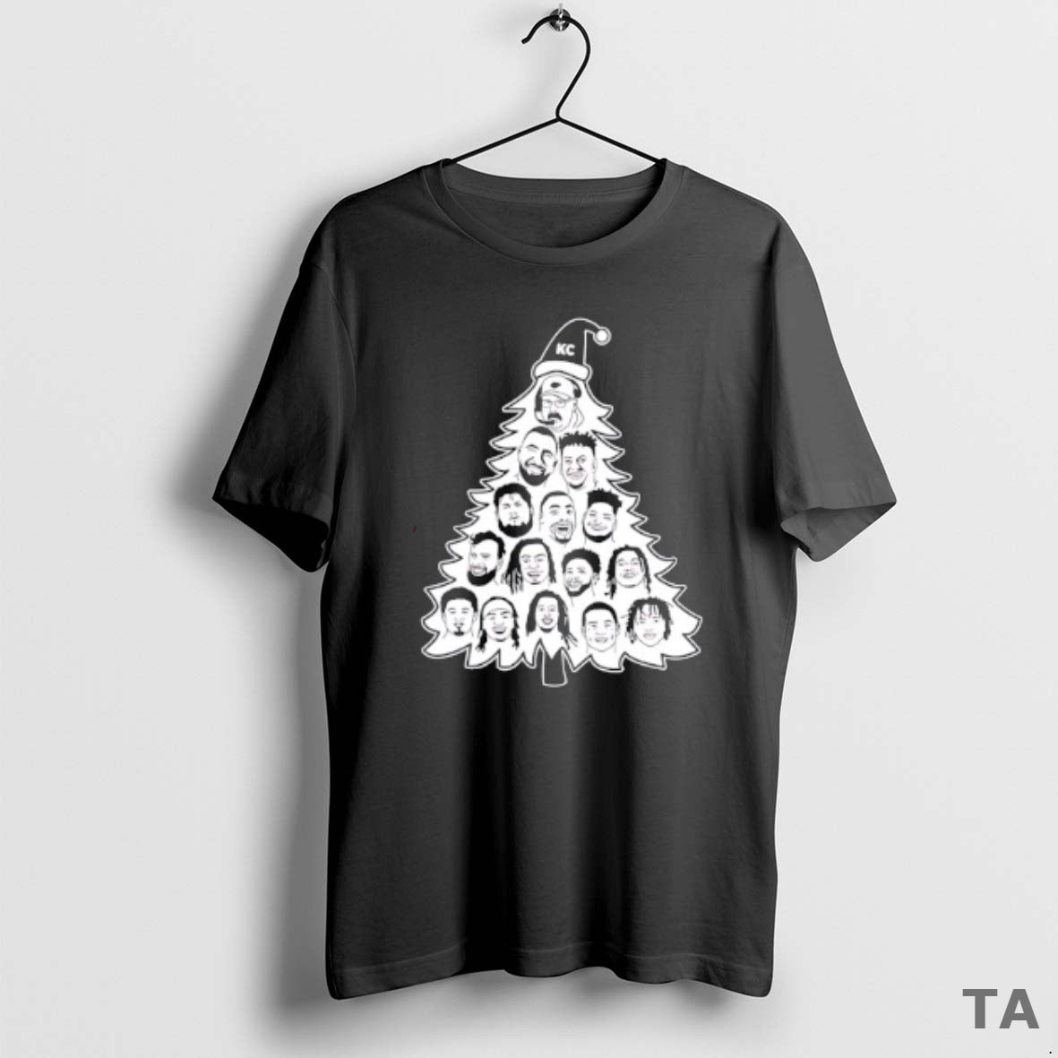 Top Kansas City Chiefs Football Players Shape Christmas Tree T Shirt Sweater Hoodie, Sweatshirt | InkRitualCo.com