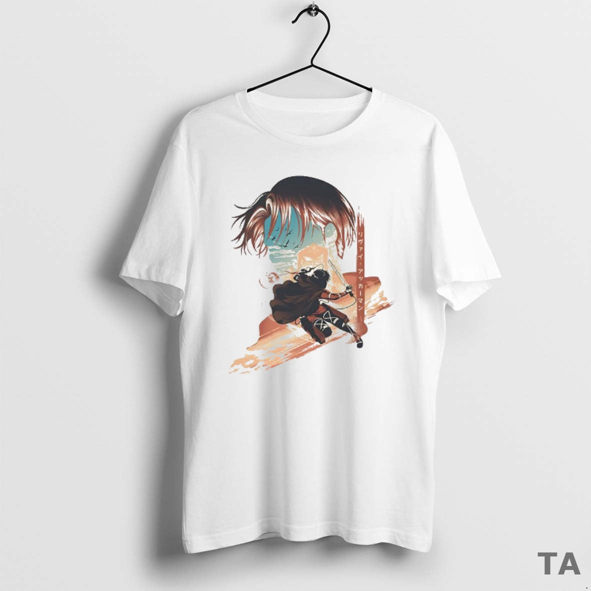 Top Levi Ackerman Attack On Titan Blades Of The Captain Anime T Shirt Sweater Hoodie, Sweatshirt | InkRitualCo.com