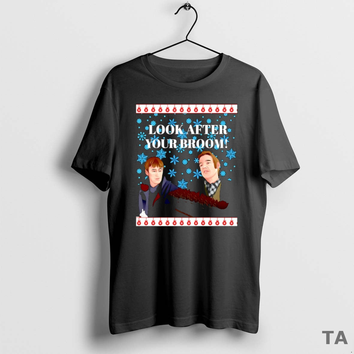 Top Look After Your Broom Ugly Christmas T Shirt Sweater Hoodie, Sweatshirt | InkRitualCo.com