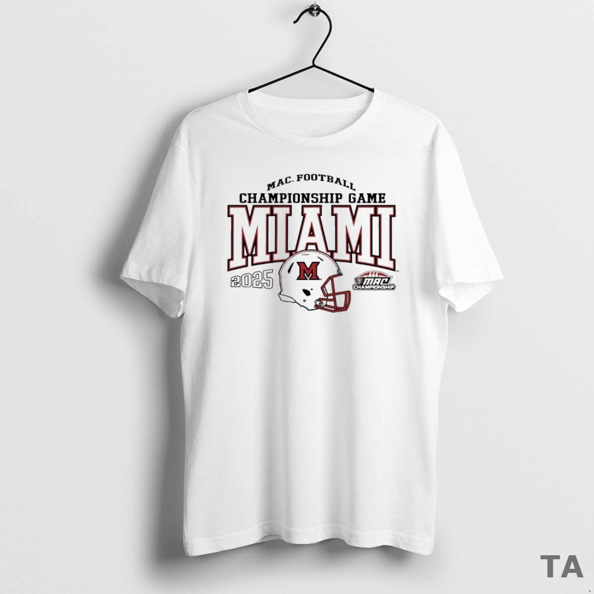 Top Miami Redhawks 2025 Mac Football Championship Game Helmet T Shirt Sweater Hoodie, Sweatshirt | InkRitualCo.com