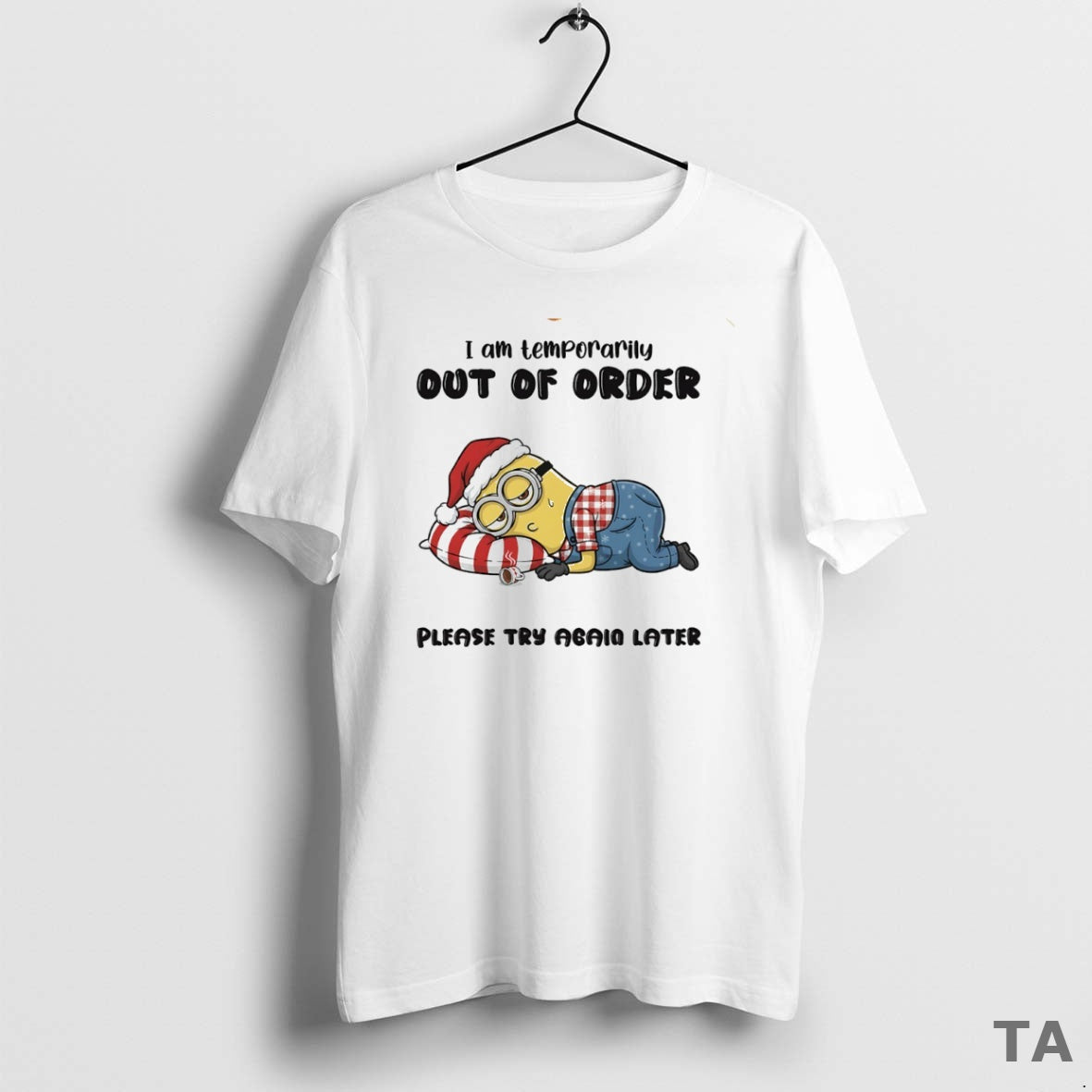 Top Minion I Am Temporarily Out Of Order Please Try Again Later Circle T-Shirts, Hoodie, Sweatshirt | InkRitualCo.com
